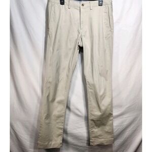 Polo Ralph Lauren Stretch Slim Fit Mens Beige Khaki Chino Pants Size 34/34‎